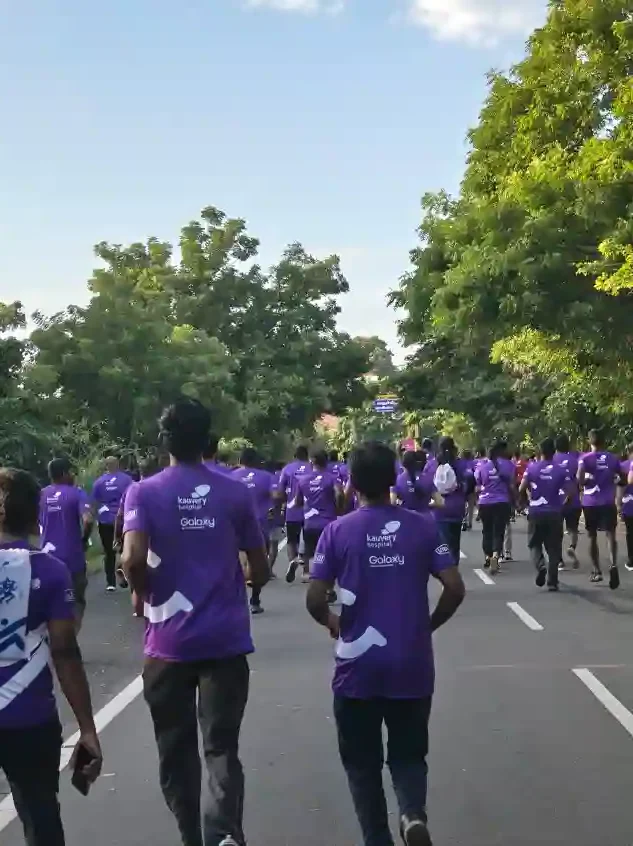 St. Michael's Akademy Students at Kauvery Marathon Trichy